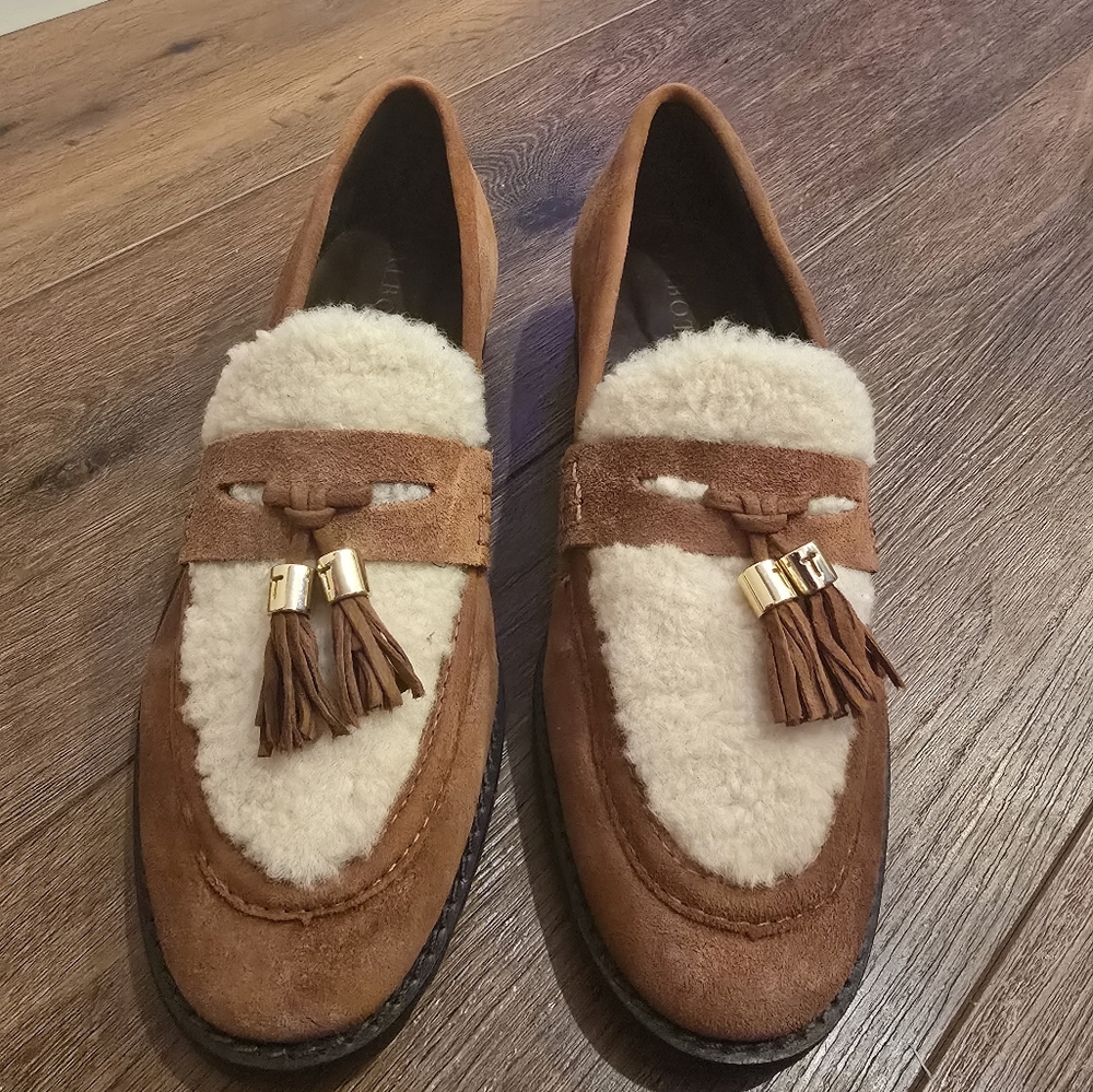 Talbots Women Size 7M - Cassidy Sherpa Loafers - Suede